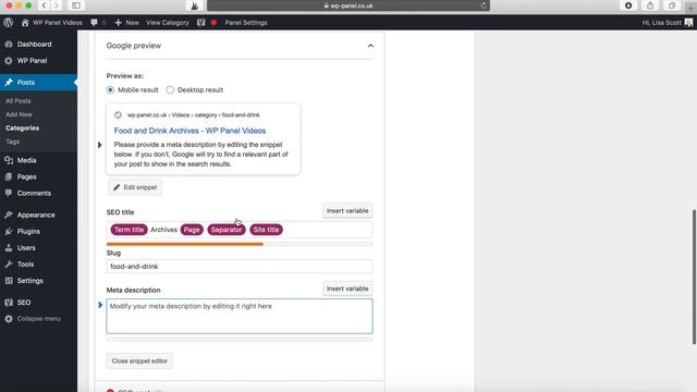 How to use Categories on WordPress - Get them noticed on Google | WP Panel Custom Dashboard смотреть онлайн