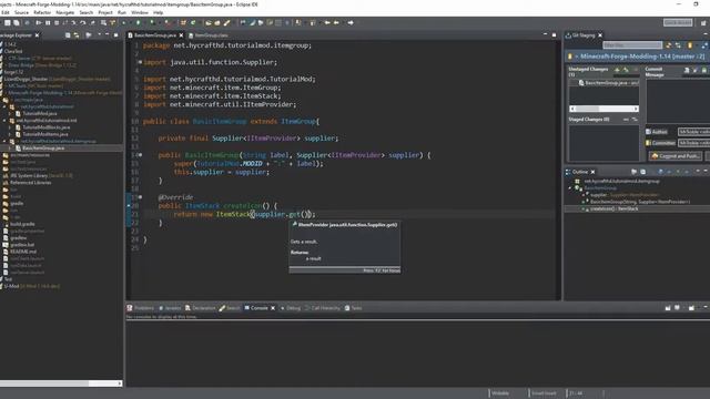 Itemgroups - Minecraft Modding 1.14 - Forge Modding #4 [English]