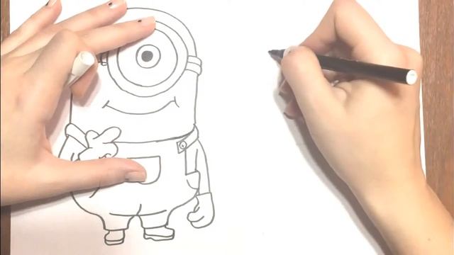 Как рисовать Миньон / How to Draw Minions смотреть онлайн
