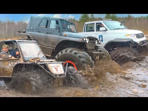 Кто царь бездорожья | Что могут вездеходы в болоте | Где предел машин смотреть онлайн