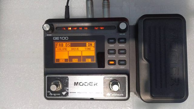 Mooer GE100 Lead Solo Patch Setting Worship
