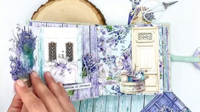 Lavender Farm Mini Album | Flip Through | Mintay Papers смотреть онлайн