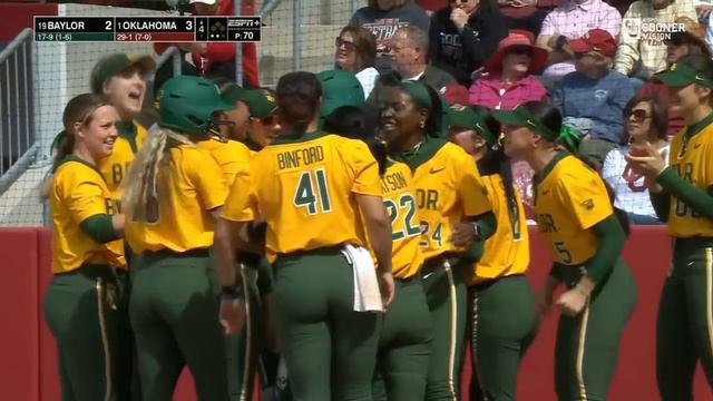#19 Baylor vs #1 Oklahoma Softball Game 2 Highlights, March 23 2024 смотреть онлайн