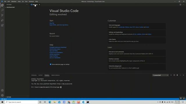 ReactJS+VSCode Environment Setup | ReactJS Installation & Creating first React App in 2021 смотреть онлайн