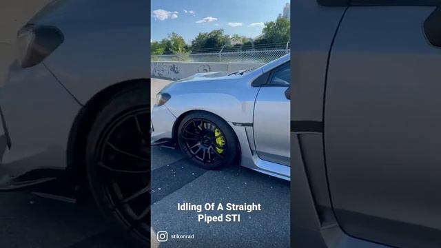Straight Piped STI Idling смотреть онлайн