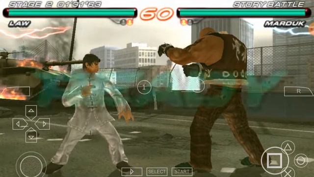 I am playing Tekken 6 PSP 👍 смотреть онлайн