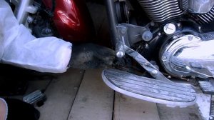Kawasaki VN 900 Vulcan. Заводим После Зимы. Замена Масла.