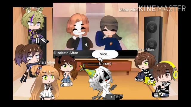 Afton family + Ennard & Glitchboi reacts to Piggy Memes || Gacha club || FnaF смотреть онлайн
