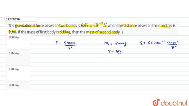 The gravitational force between two bodies is `6.67xx10^(-7) N` смотреть онлайн