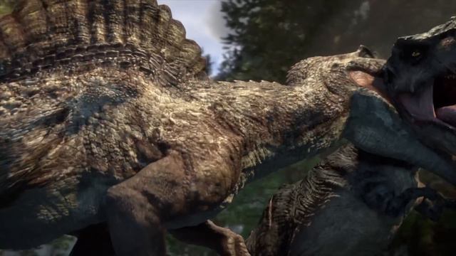 Camp Cretaceous Season 5 Scenes Spinosaurus Vs Tyrannosaurus Rex