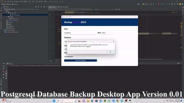 Python & PyQT6: Automate Backup Postgresql Database смотреть онлайн