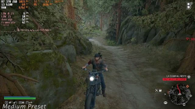 Days Gone i3 6100 R7 370 2GB | Benchmarkism ID смотреть онлайн