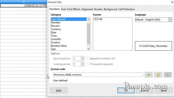 LibreOffice Calc - Custom Date formats