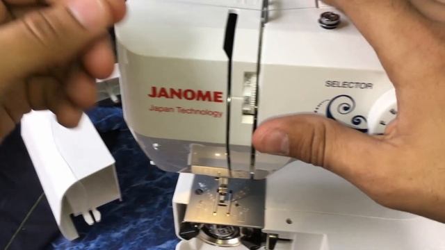 Janome 1547.Петля для пуговиц. смотреть онлайн