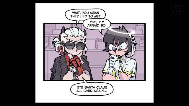 [HellTaker Comic #19] Baphomet входит в чат [SilverTatsu] - Rus Comics Dub Бафомет