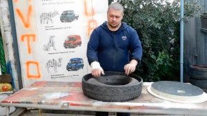 ЭТО нужно каждому ВОДИТЕЛЮ! Пневмодомкрат из камеры и покрышки!