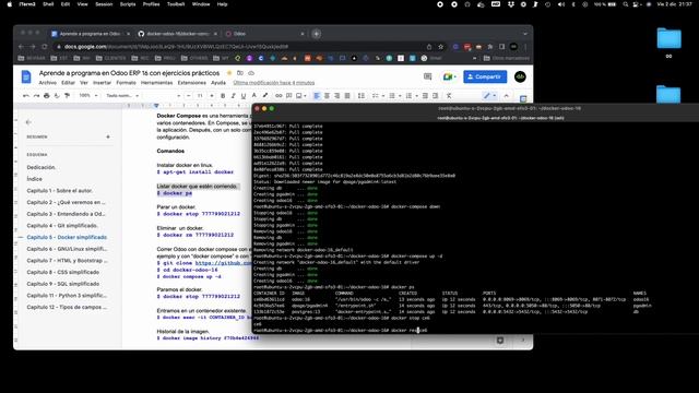 Curso Programación Odoo ERP 16 - Clase 04 - Docker para programadores montando tu instancia. смотреть онлайн