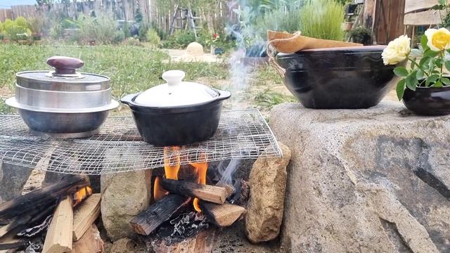 자급자족 시골생활, 돌화덕 불고기, 바가지커피 - Countryside Life
