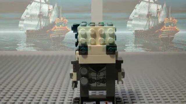 Lego BrickHeadz Капитан Армандо Салазар № 41594 Обзор