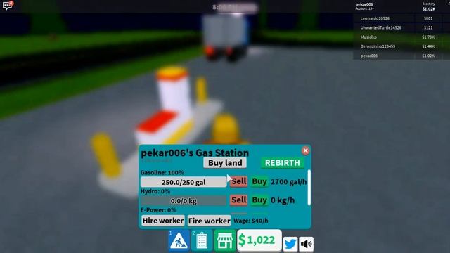 Симулятор АЗС-ROBLOX . смотреть онлайн