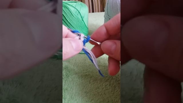 Шнур крючком двухцветный смотреть онлайн