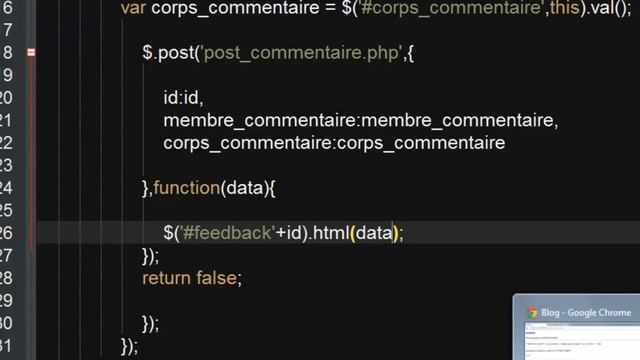 Tutoriel php-jquery:creation d'un blog avec des commentaires en php-mysql-jquery part9 | By NewDzig смотреть онлайн