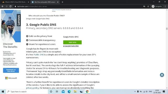 How To Change DNS Server In Windows 10 For Increased Speed And Privacy (2020) смотреть онлайн