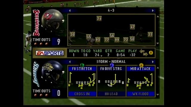 Madden NFL 2000 (Nintendo 64) Jaguars vs Buccaneers (Gameplay) The N64 Files смотреть онлайн