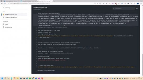 Azure Static Web App Quick Setup