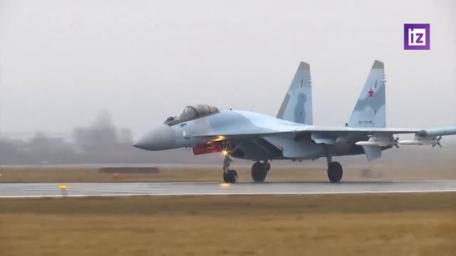 Работа наших Су-35С и Су-30СМ