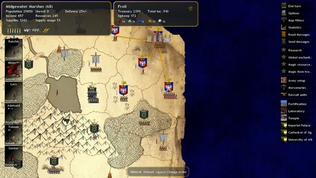 Dominions 4 Warhammer Campaign-Altdorf Part 4 (Altdorf vs Chaos) смотреть онлайн