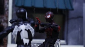 Marvel's Spider-Man  stop motion symbiote spider man vs miles morales