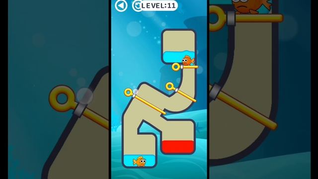 Fish love mobile game walkthrough pull the pin game//save fish game смотреть онлайн