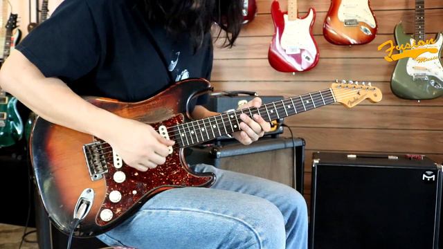 Review Fender JOHN MAYER STRATOCASTER sunburst ( 2005 - 2014 ) By Fusion Music смотреть онлайн
