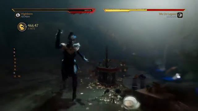 Kitana (Highborn) - 18 hits (585.49) Fatal Blow & Krushing Blows Corner Combo смотреть онлайн