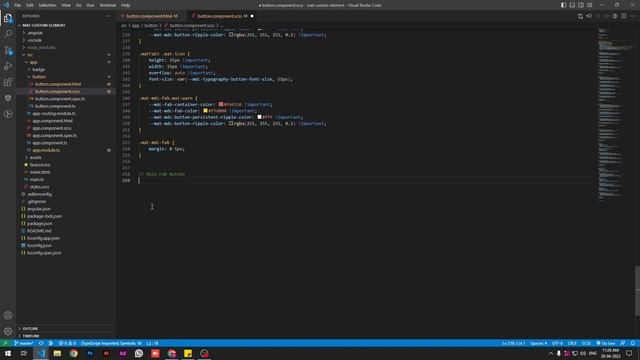 4) Mat Button Customize in Angular 15 смотреть онлайн
