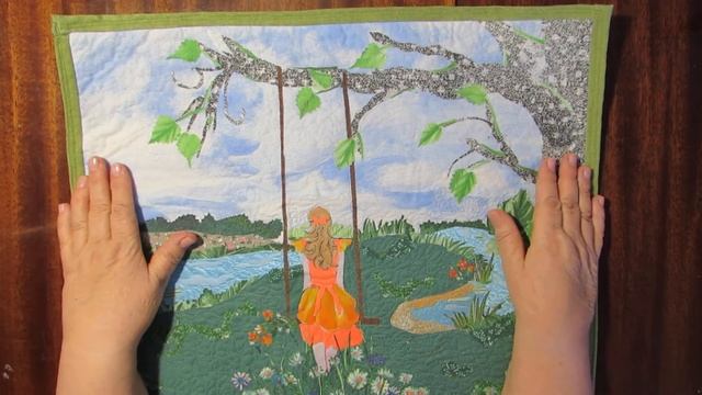 Лоскутные картины, аппликация. смотреть онлайн