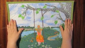 Лоскутные картины, аппликация.