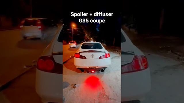 Spoiler + diffuser INFINITI G35 COUPE смотреть онлайн