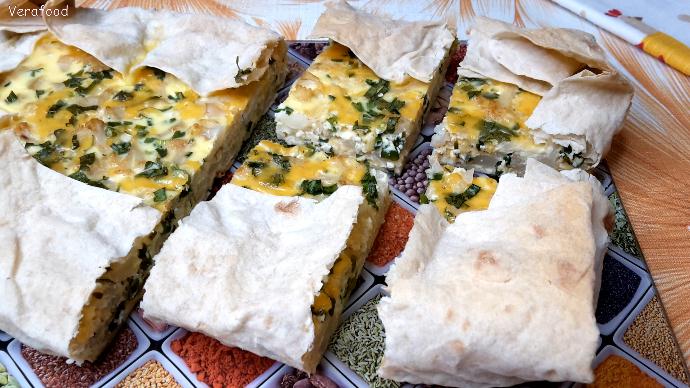 Пирог в лаваше. Как легко и быстро приготовить пирог из цветной капусты с сыром. смотреть онлайн