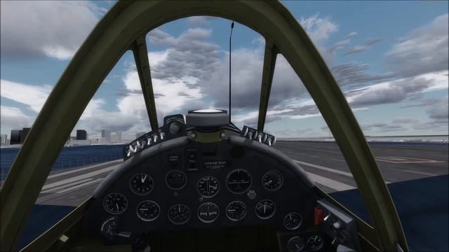 HD - Static Carrier Landing - A2A Aircraft Factory F4U Corsair смотреть онлайн