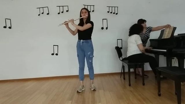 Багырлы Нигар. И. Андерсен "Баллада и танец сильфов" для флейты с оркестром. смотреть онлайн