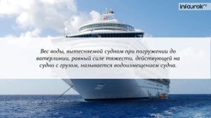 Плавание судов. Физика 7 класс