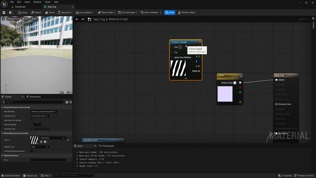 Локальный туман / Материал / (UE4, UE5)