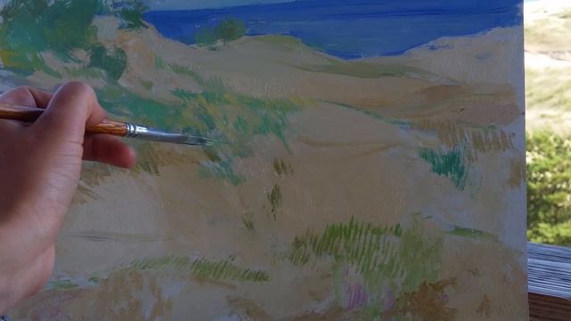 Куршская коса. Дюна Эфа. Живопись на пленэре. Эп.6. Plein air painting. Ep6. смотреть онлайн