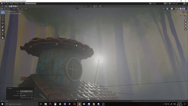 Blender 2.82 EEVEE with volumetric lights. смотреть онлайн