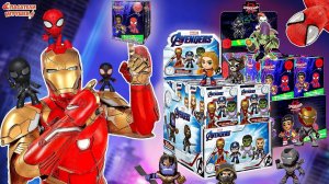 МСТИТЕЛИ И SPIDER-MAN MYSTERY MINIS! ЖЕЛЕЗНЫЙ ЧЕЛОВЕК ЭНДРЮ И РАСПАКОВКА FUNKO MARVEL!