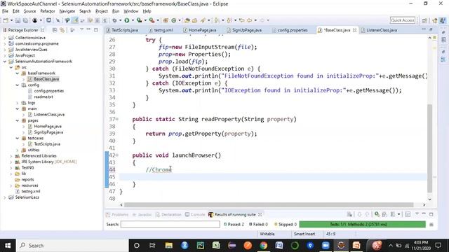 Design Selenium Automation Framework- POM Component смотреть онлайн