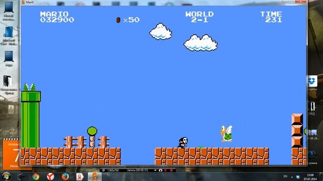 Играем в Mari0 смотреть онлайн