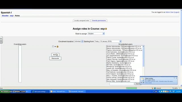 How to assign students to courses in moodle смотреть онлайн